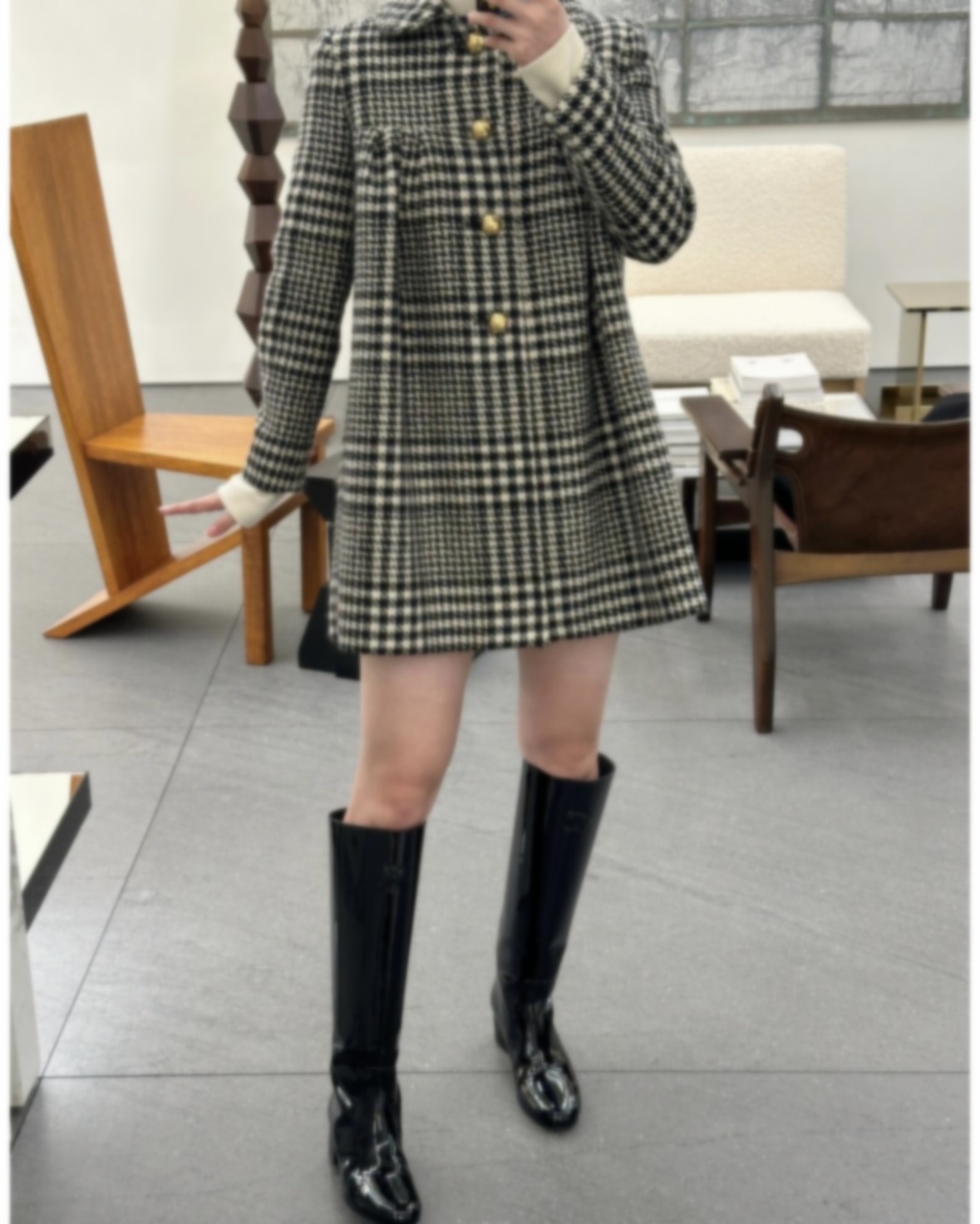 Cel2024 Nouveau manteau de laine veste concepteur veste femme trench trench women wemen coat veste d'hiver femme tweed veste veste de haute quali