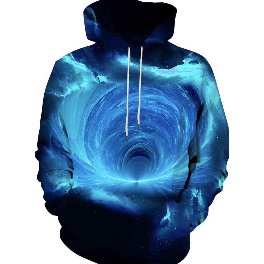 Hoodie for Mens Womens Unisex 3D Printed Hoodies Casual Workout Hoodie Sweater Sweatshirt Graphic Cool blue fashion trend pattern