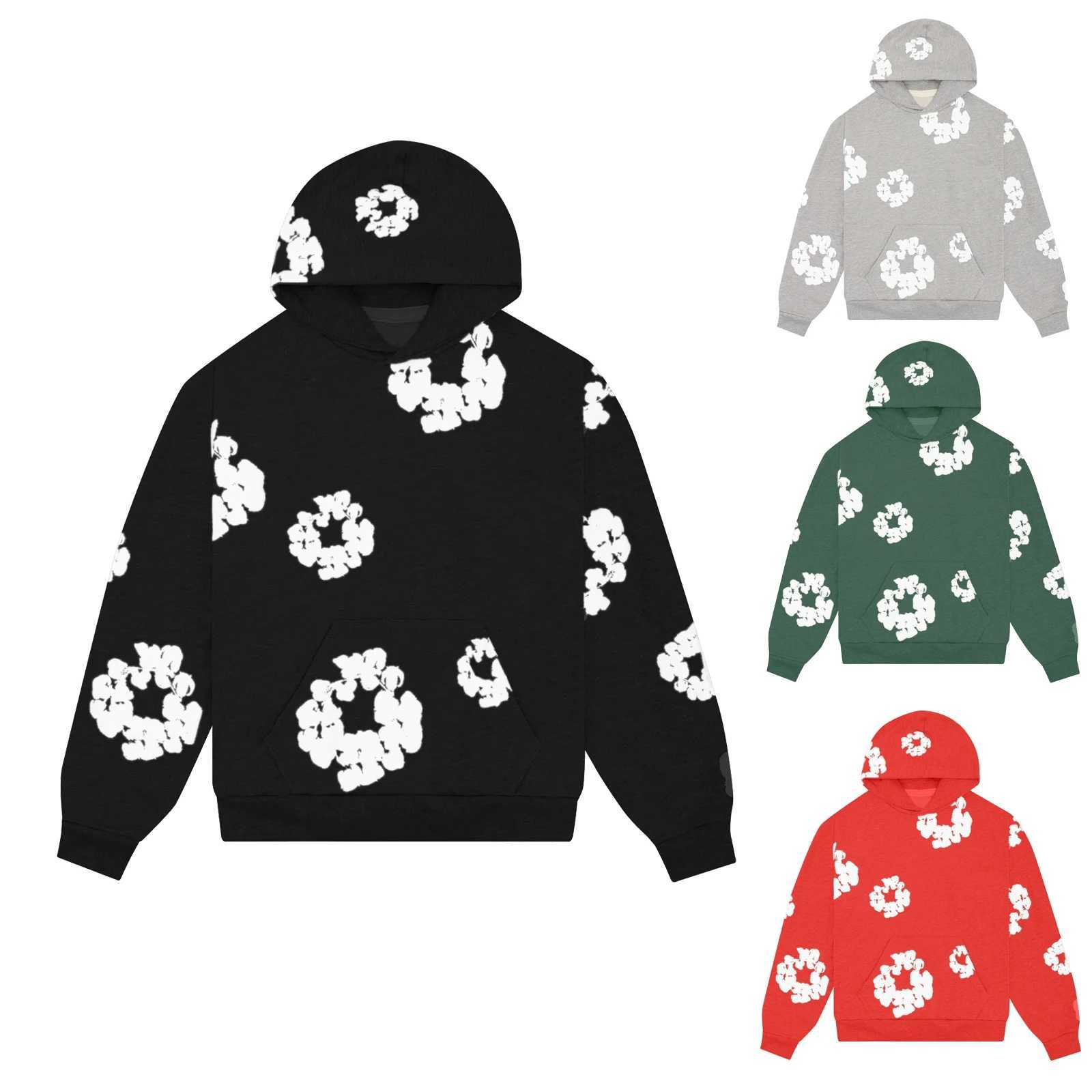 Hoodies Sweatshirts Mens Jackets European and Aman 3D Printed Versatile Hooked Spring Autumn Retro Hoodie Casual Strt H241108