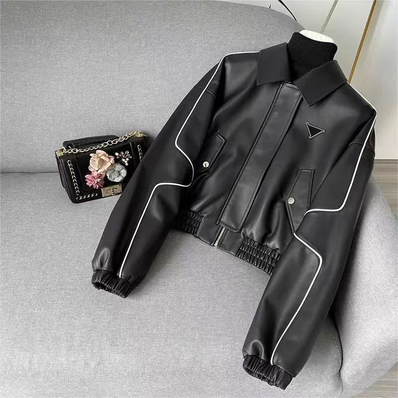 Veste de créateur veste pour femme veste en cuir pour femme en plein air vêtements de sport pour moto veste de baseball automne et hiver, veste c