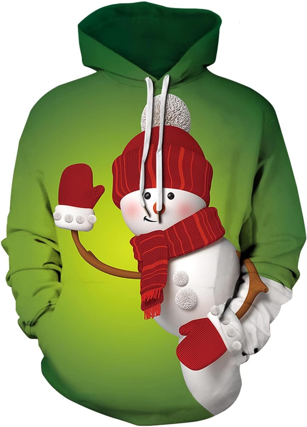 Hoodie for Mens Womens Unisexs Ugly Christmas Jumper Sweater Printed Pullover,3D Funny Digital Print Sweatshirt Suit for Men Woman Graphic cool
