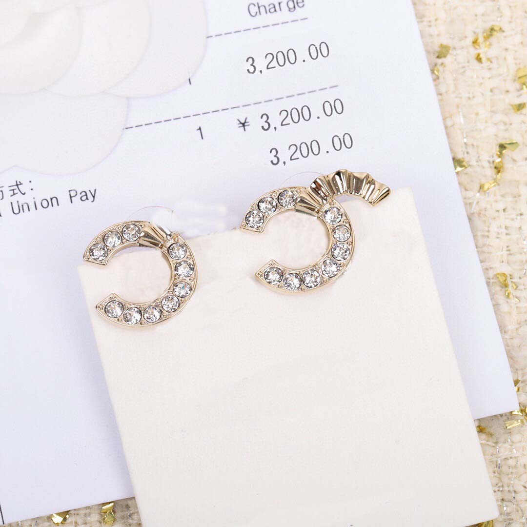 Fashion style Top quality stud earring in 18k gold plated for women wedding jewelry gift have box stamp PS3936