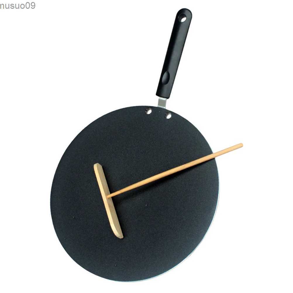 Pans Non stick crepe pan frying pan with expander for omelet corn cake pancake pan dishwasher safety 30cm L260529-image-1000460127