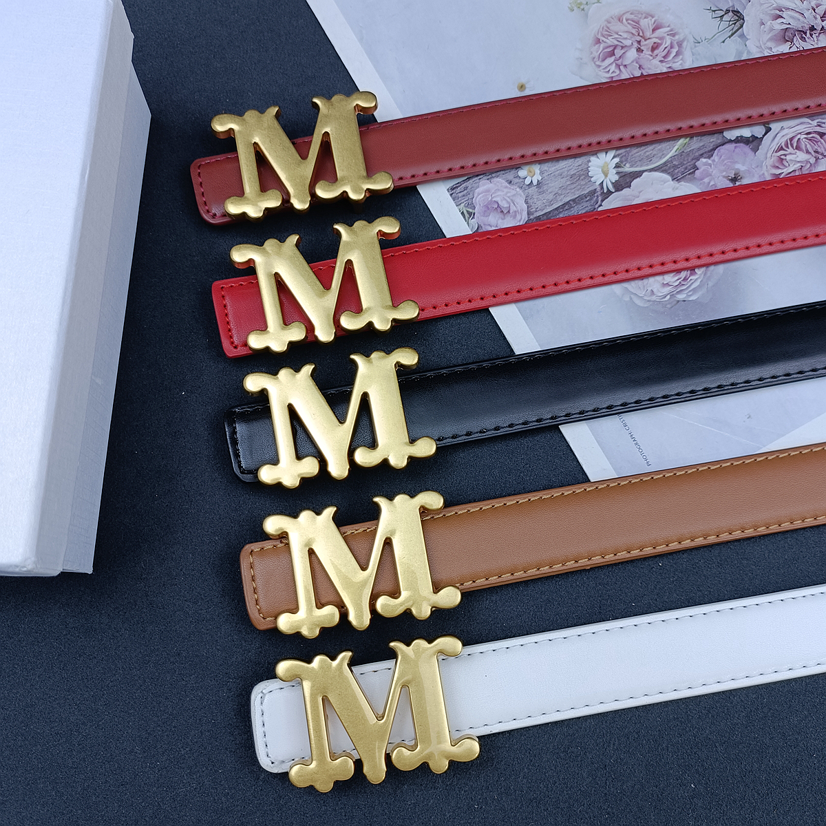009QH Top quality men designer belts classic fashion business casual belt wholesale men waistband women metal buckle width with box free Belt len
