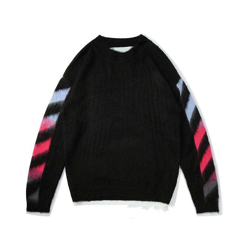 Designers mens sweater OFFes sweater men sweaters pullover round neck long sleeve outdoor casual street Offs sweater coat fashion clothing multic