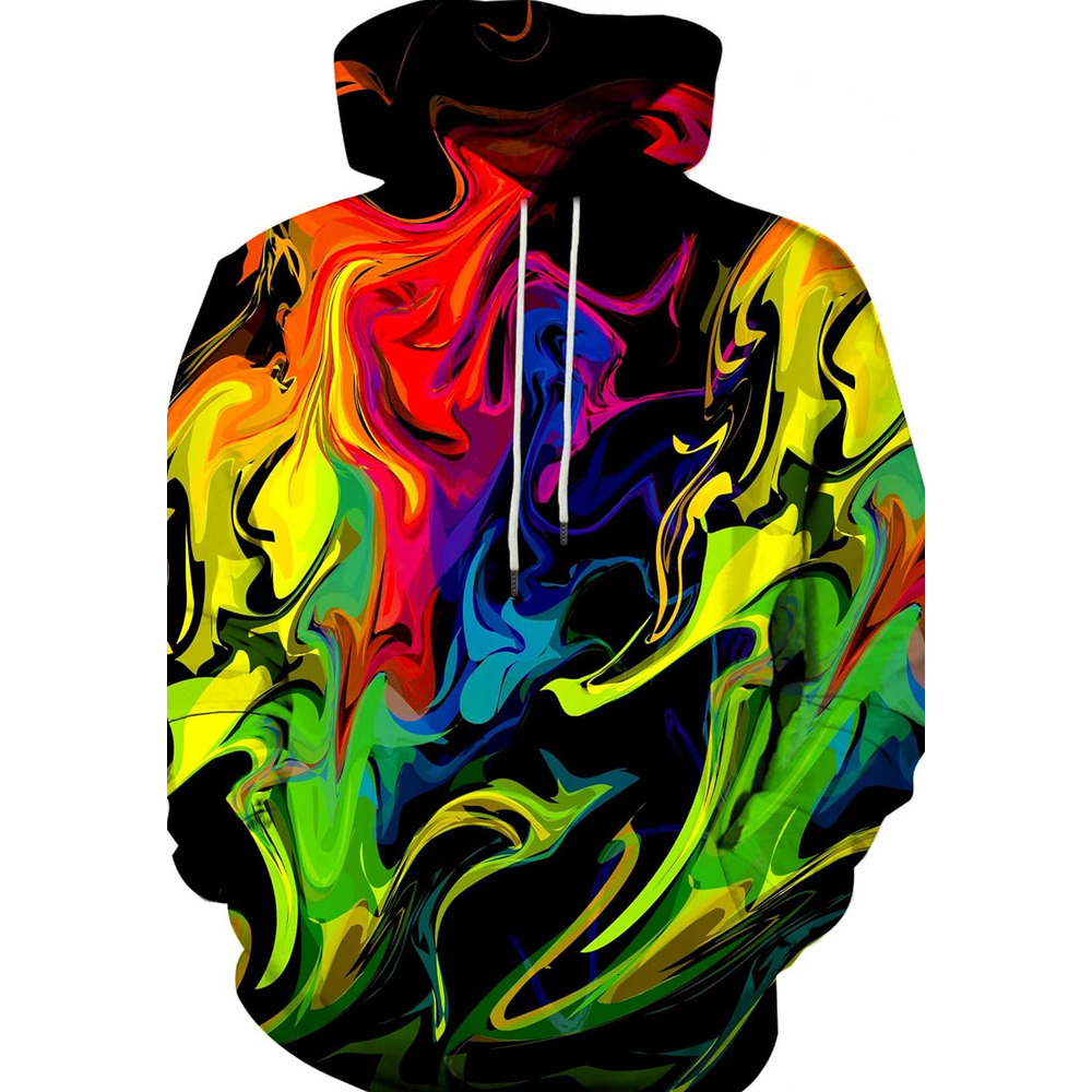 Sweat à capuche pour hommes pour femmes Femmes unisexes à sweats à capuche imprimées 3D Sweats à manches longues pour les hommes avec de grandes