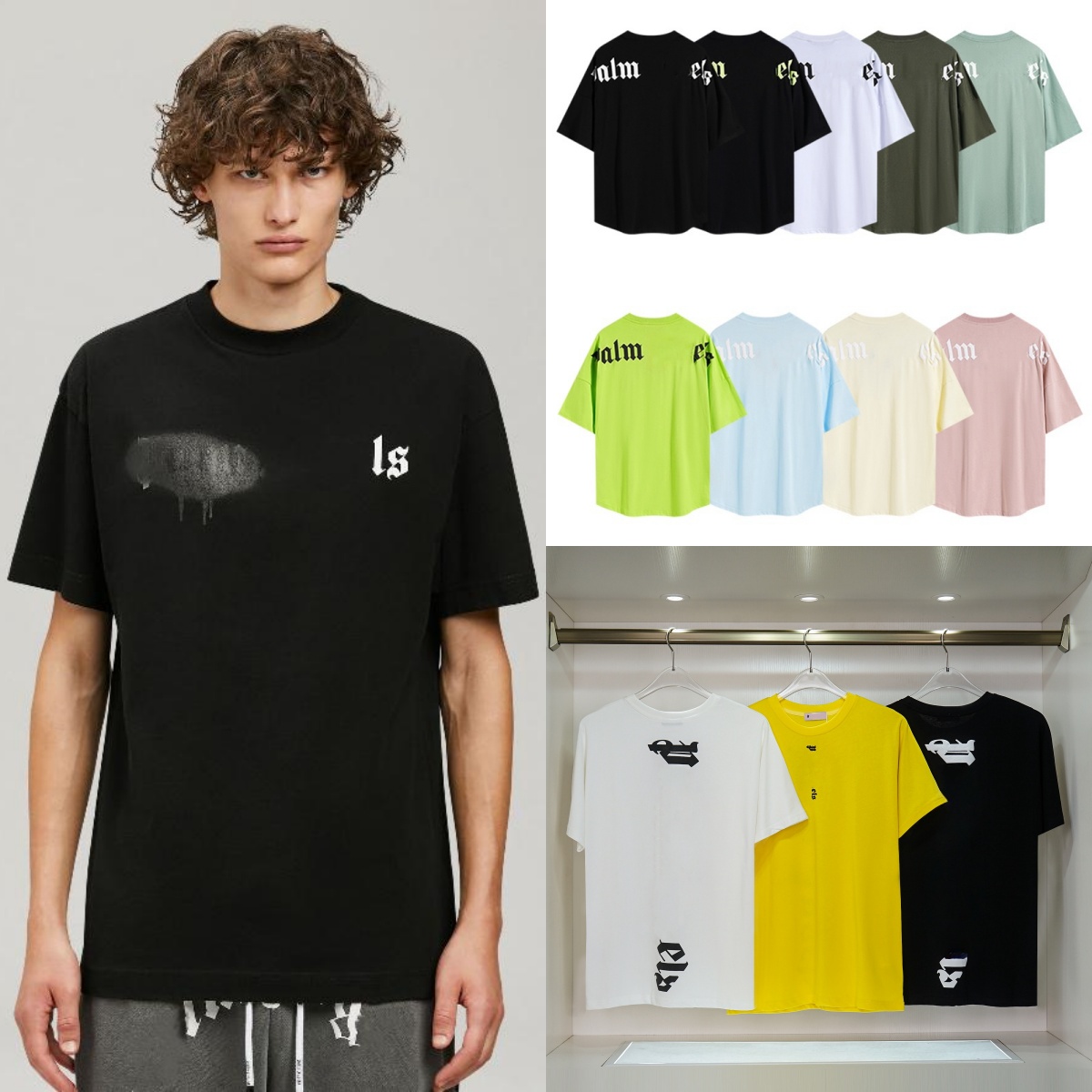 2025 Designer T Shirt Luxury Mens Tees Wear Summer Round Neck Sweat Absorbing Short Sleeves Outdoor Breathable Cotton T Shirt Tshirts Tops US or