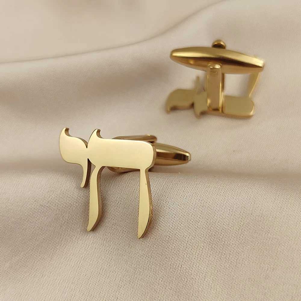 Mens Personalized Geometric Pattern Cufflinks Stainless Steel Cufflinks Set Shirt Sleeve Buttons Fathers Day Gift New W241109