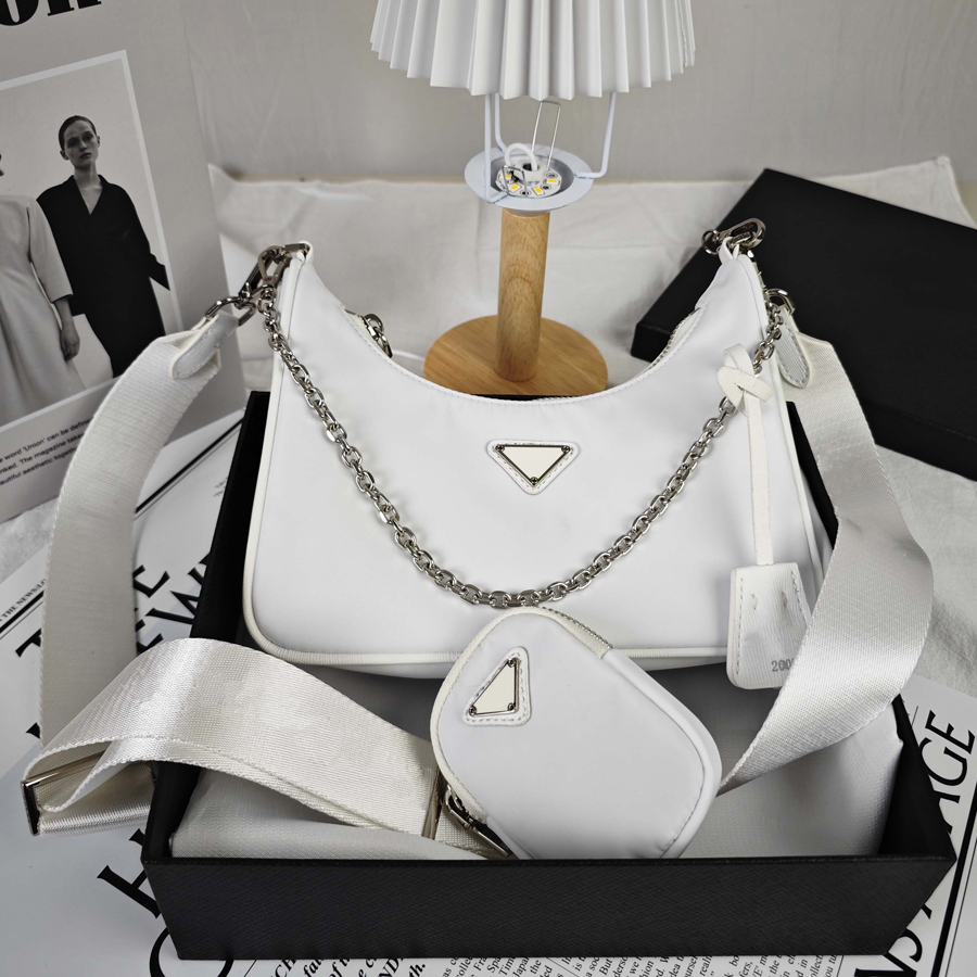 Ensemble de sacs à main de concepteur de toile blanc - accessoires polyvalents pour chaque occasion