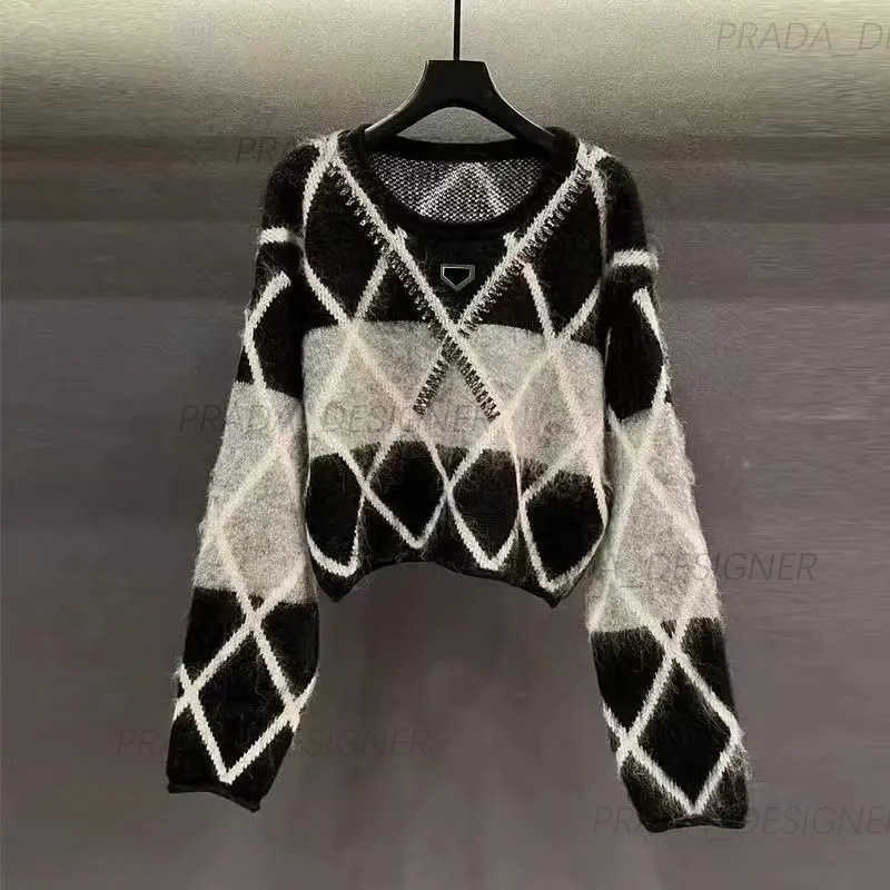 sweaters womens designer sweater designer women sweater style soft glutinous sweater womens summer and winter striped base sweater new knitted sw