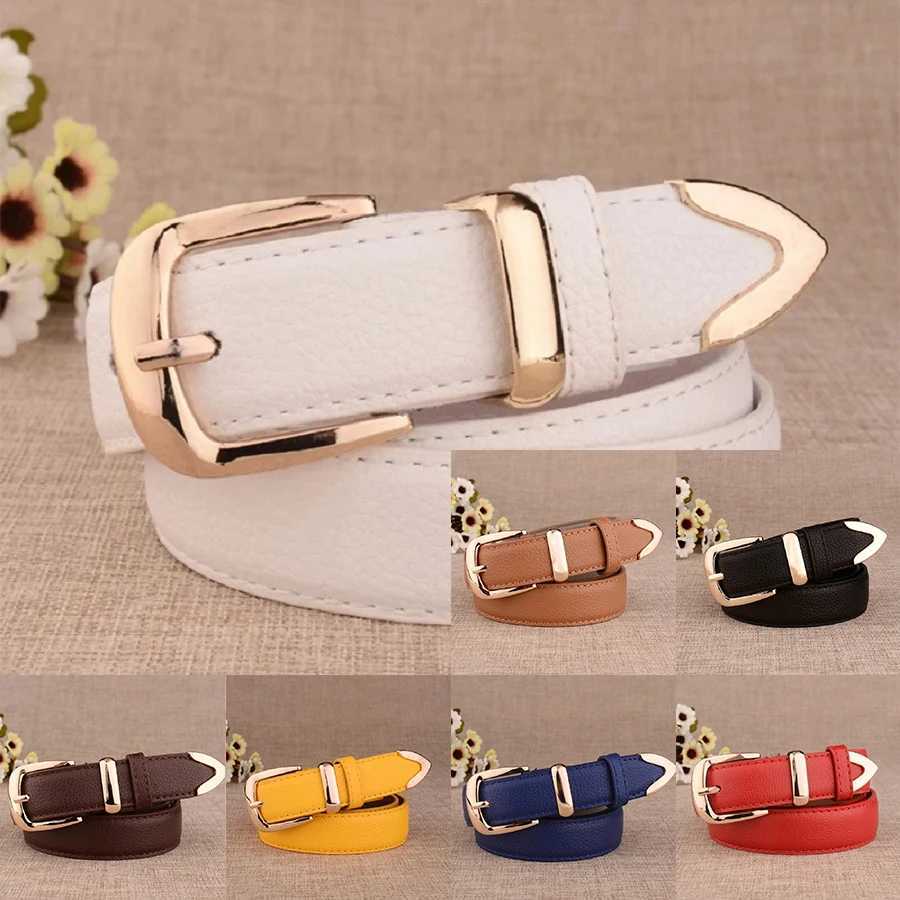 Wens Trawer ceinture en cuir tendances ruban blanc model de haute qualité ceinture de pantalon de haute qualité boucle rétro de boucle femme lb21