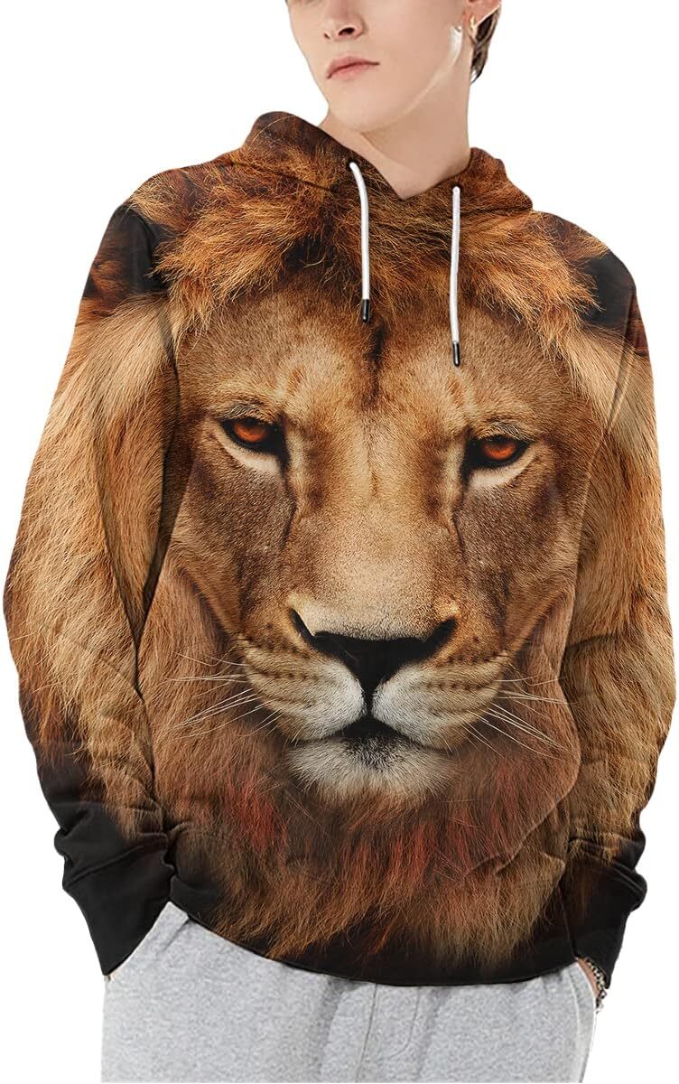 Sweat à capuche pour hommes Hoodies à imprimé graphique unisexe pour hommes 3D Niveau de nouveauté colorée Pandes à manches longues avec sweat sw