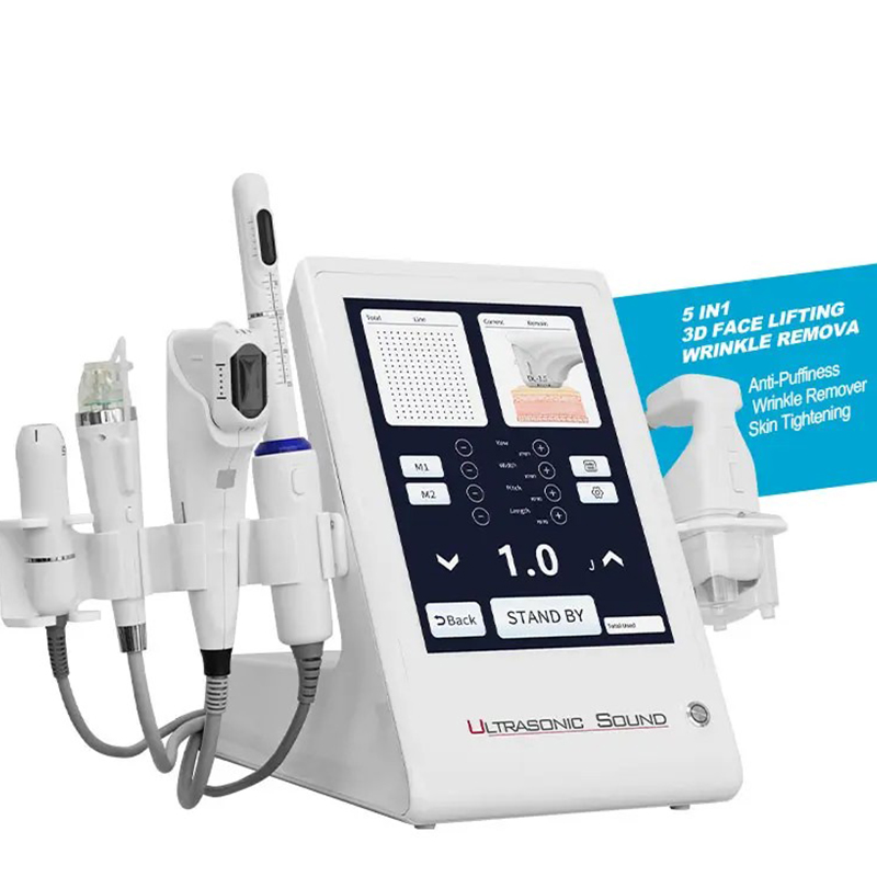 5 in 1 4D HIFU & Liposonic & RF Microneedling Vaginal Tightening Prevent aging Slimming Beauty Machine