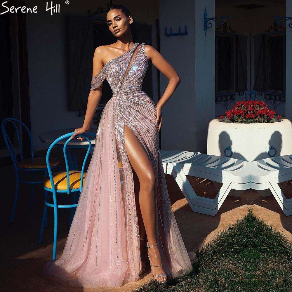 Hill Pink Serene High Split Dishing Robes Robes