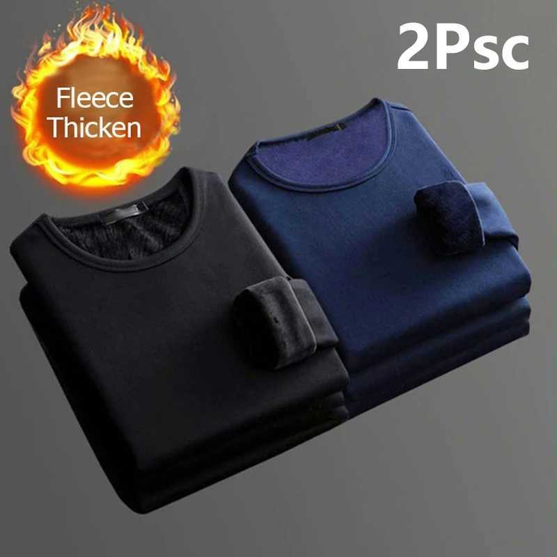 I K.REA Couleur solide Blouse Men Automne Hiver Base chaude Base Men T-shirt élégant à manches longues