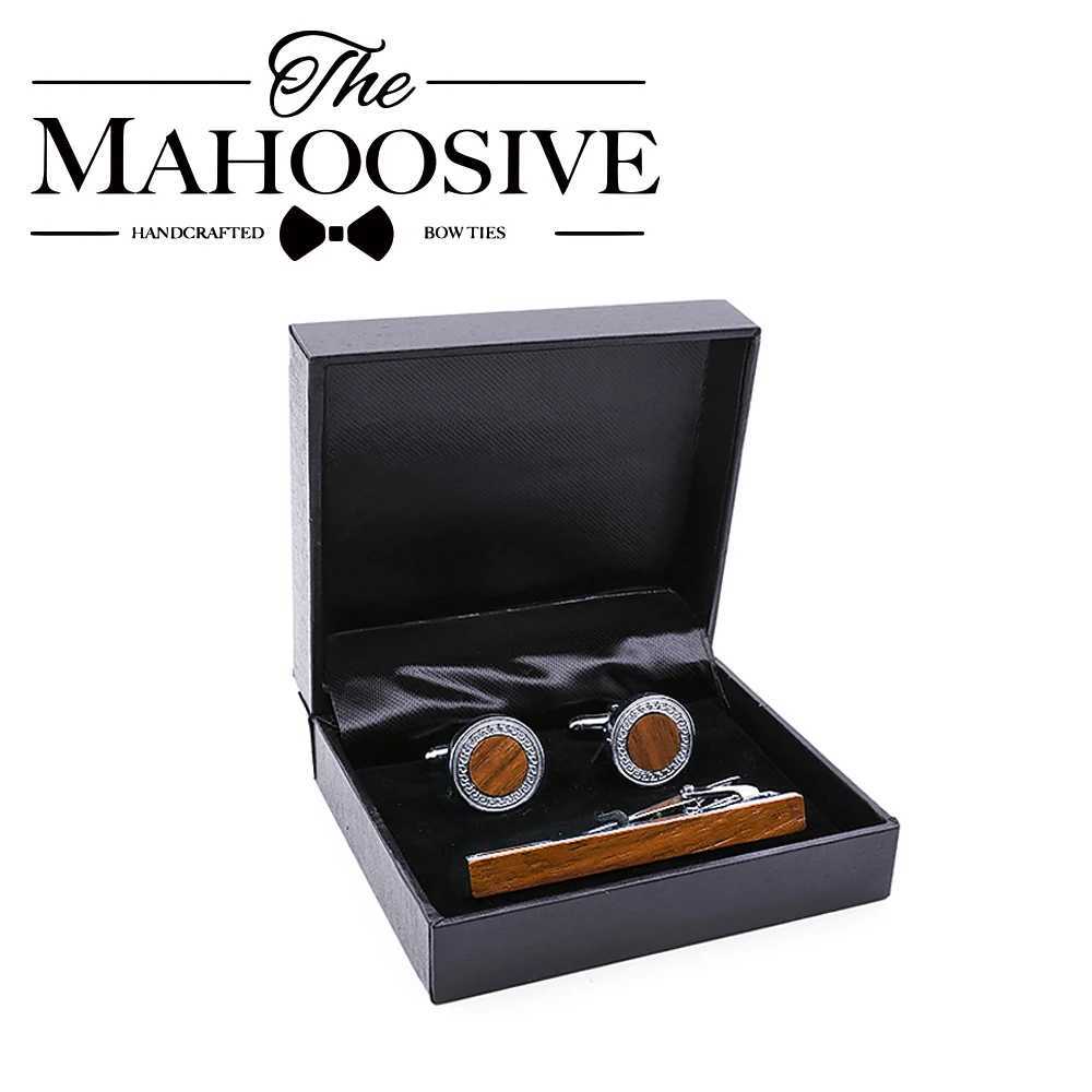 Chemise à hommes chemises en bois cadeau de bouton-bouton de bouton de bouton de manchette bijoux de haute qualité abotoaduras gemelos clients w2
