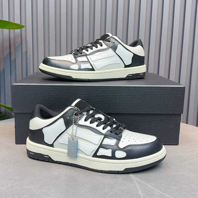 Dhgate Bone Skel-top Sports Sports Chaussures décontractées pour hommes Femmes Fonds à lacets Coueurs de mode Sneaker Triple Noir blanc Outdoor P