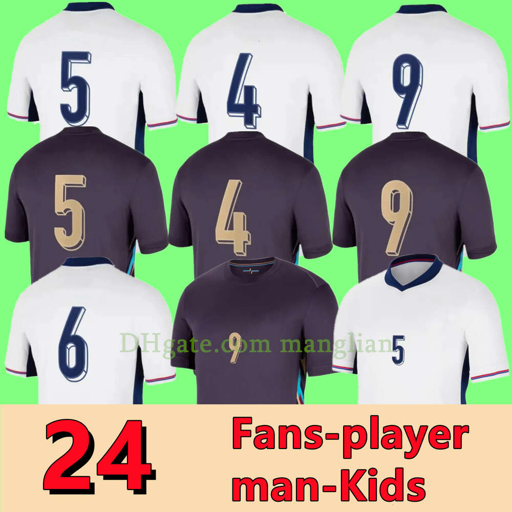 2024 Angleterre FODEN soccer jerseys KANE STERLING GREALISH RASHFORD MOUNT BELLINGHAM SAKA 24 25 national Football shirt men kids kit uniform ENG-image-961779149