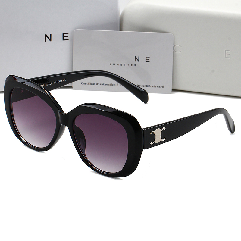 10A Classic Luxury Designer Sunglasses CE Brand Men Womens Small Squeezed Frame Oval Glasses Premium UV 400 Polarized Sunglasses with Box-image-962010749