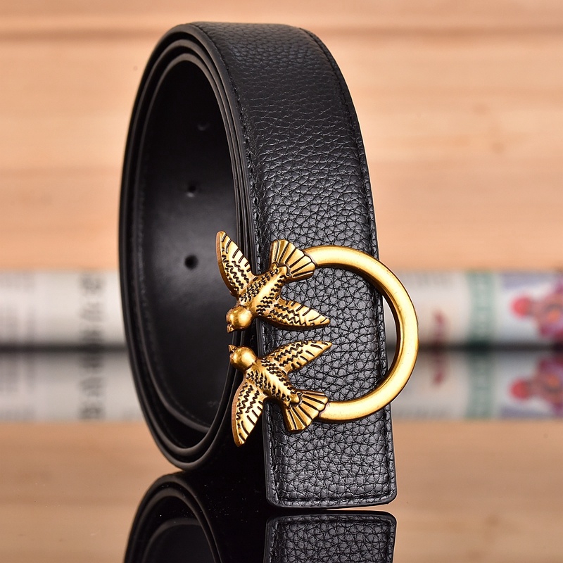 017QH Top quality men designer belts classic fashion business casual belt wholesale men waistband women metal buckle width with box free Belt len