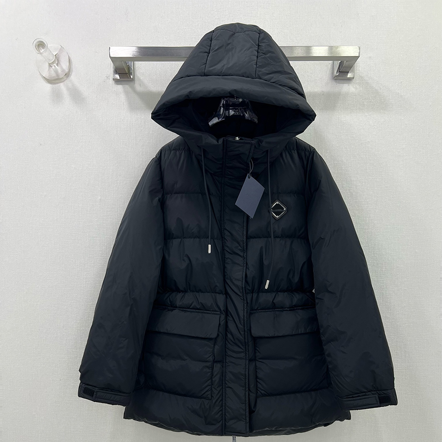Designer Pattern Down Jacket Fashion Classic Short Warm Down Jacket Thickened Classic Men and Women Casual Retro Down Jacket