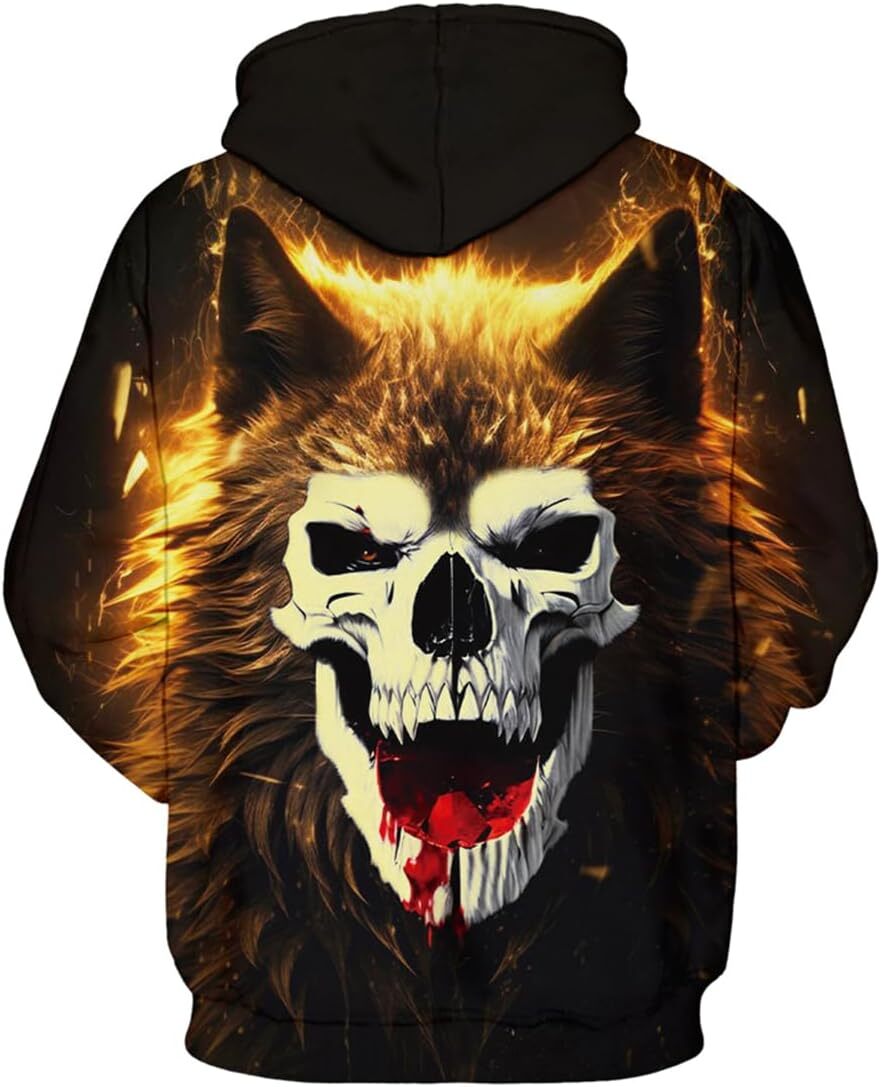 Hoodie for Mens Womens Mens Hoodie 3D Printed Pullover Hooded Sweatshirt Cool Fashion trend Outfits With Pockets Graphic Hoodies sweatshirt Fashi