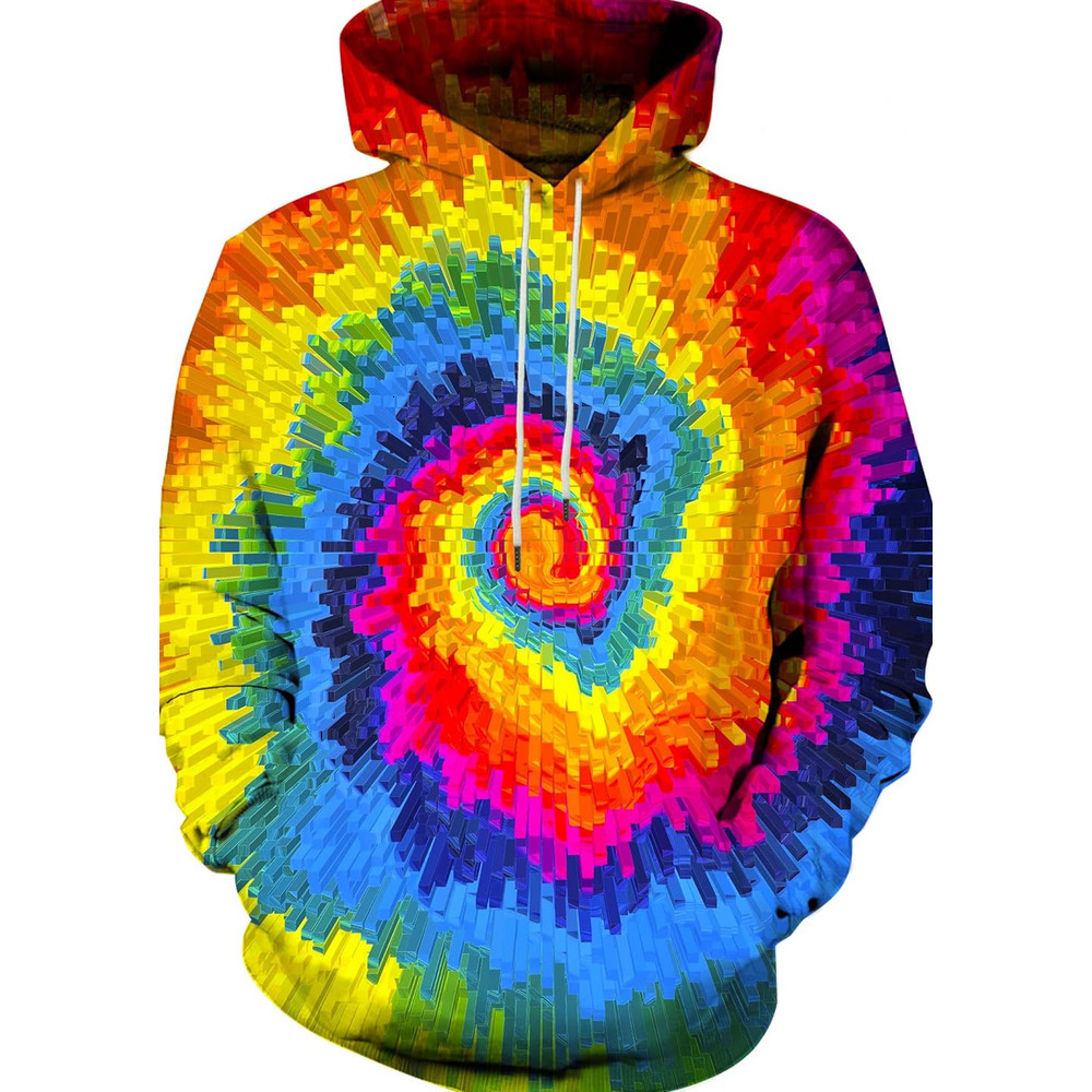 Sweat à capuche pour hommes pour femmes Femmes unisexes nouveauté 3D Sweatshis à manches longues pour les hommes avec de grandes poches