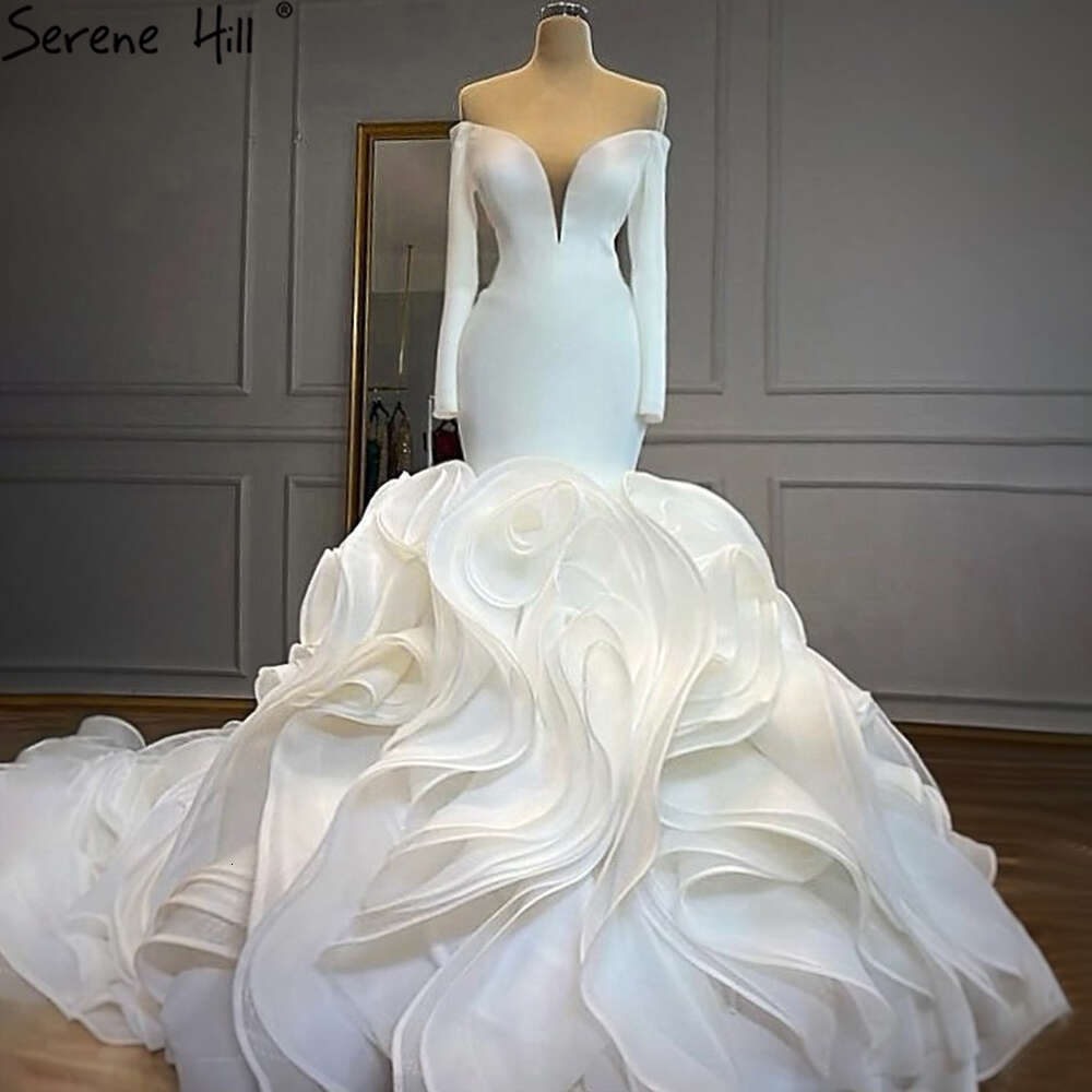 White Serene Hill Sirène Wers robes de mariée robes de mariée élégant
