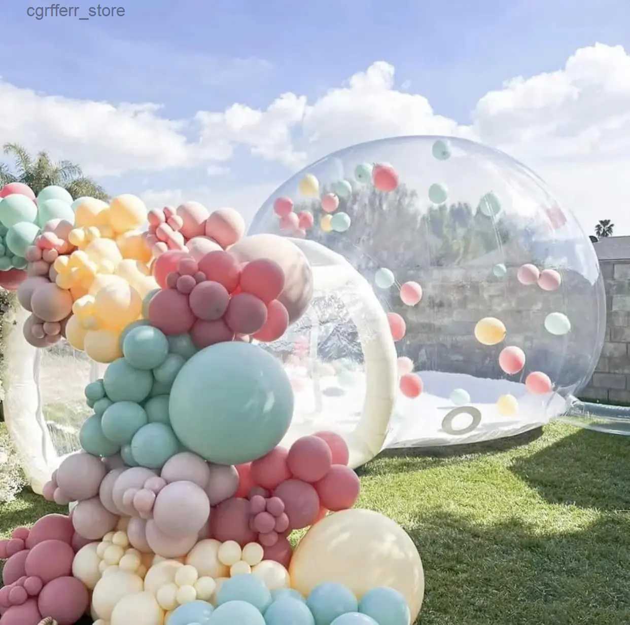 Toy Tents 3m Outdoor Rental Camping Clear Transparent Inflatable Crystal Bubble Tent Inflatable Bubble Dome Tent Camping 2-3 Personas Room L410-image-962608816