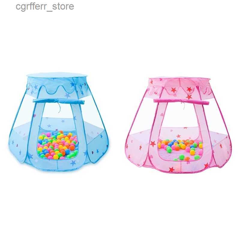 Toy Tents Star Play Tent for Baby Boys Girls Indoor Sport Activity Playtent Toy Ball Pit Toddler PlayPool Funny Playground Toy L410-image-962612154
