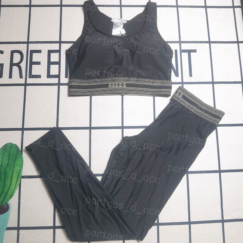Marque Femmes Tank Leggings Tracksuis Suisse Luxury Designer Yoga Ensembles de yoga léopard sexy
