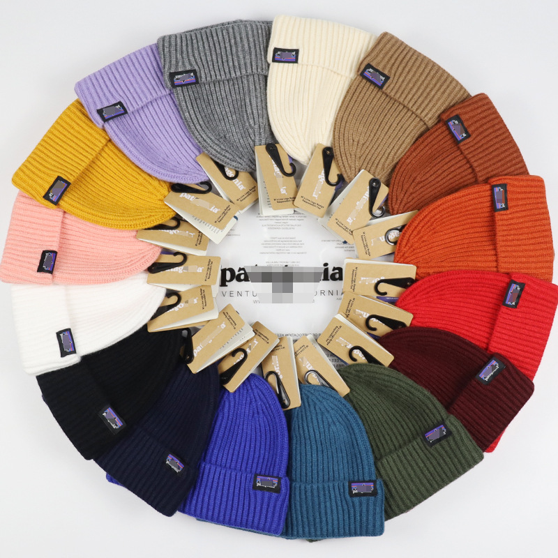 Outdoor Beanie Melon Peel Cold Hat Knitting Hat Tide Brand Warm Woolen Hat Autumn And Winter New Fashion Skull Cap Bonnet Designer Hat For Women