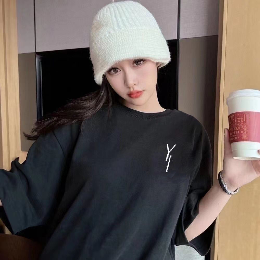 Womens T Shirt Casual Tees Shirts Designer Summer Short Sleeves Round Neck Woman Tops T-Shirts With Printed Tshirts Asian M-4XL-image-962418432