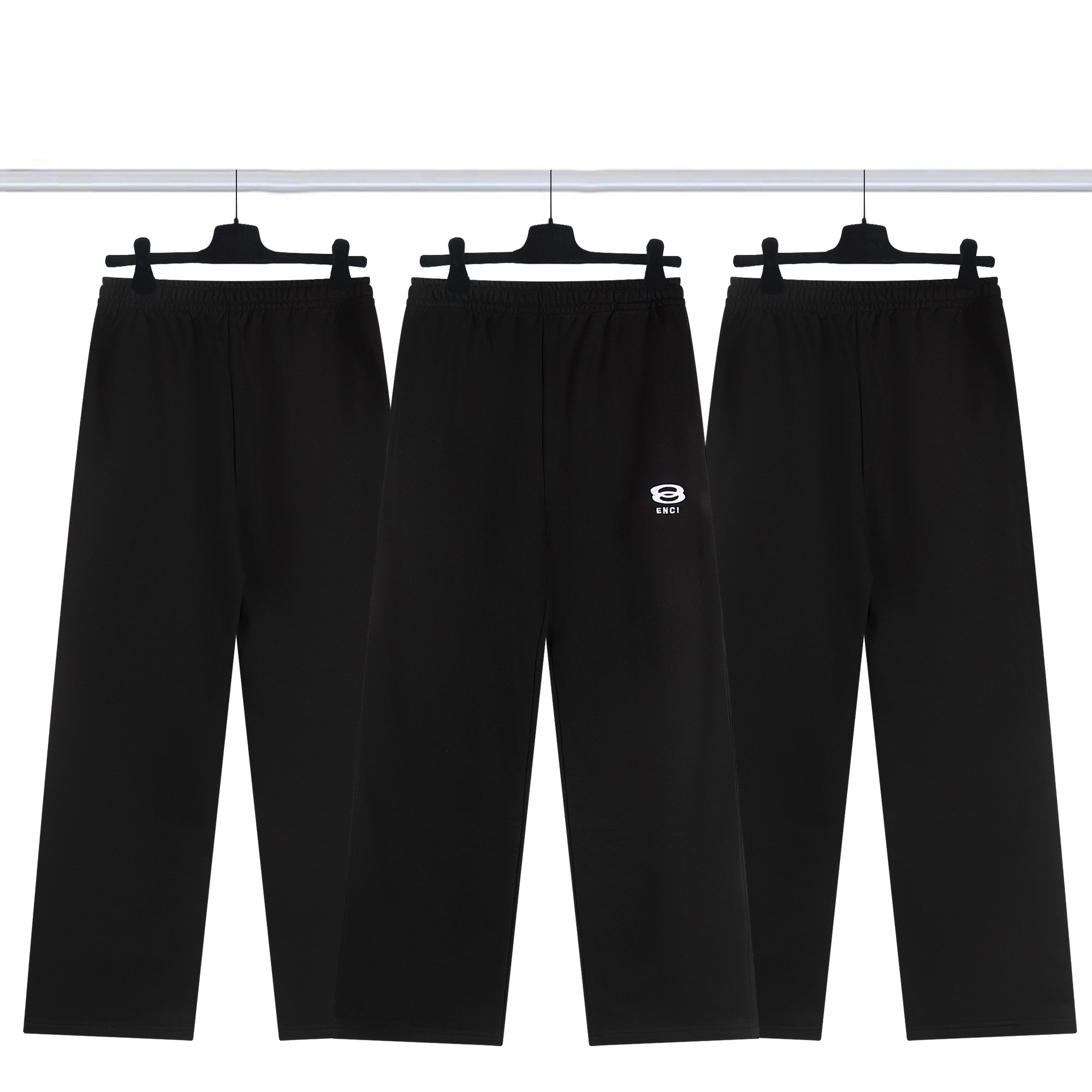 Pantalon de taille plus masculin Round Coul Broidered and Imprimé Polar Style Summer Ush with Street Pure Cotton 4rh