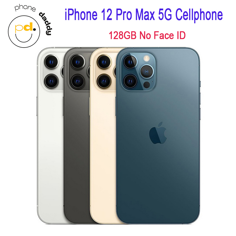 Genuine Apple iPhone 12 Pro Max Cellphone 128GB ROM 6.7" Original OLED RAM 6GB A14 Bionic IOS NFC Unlocked 5G Mobilephone No Face ID