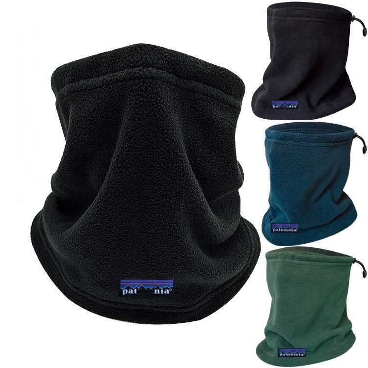 Men Winter Warm Neck Gaiter Fleece Multi-Functional Neck Cover Men'S And Women'S Embroidered Logo Outdoor Cold Bib Running Hat Outdoor