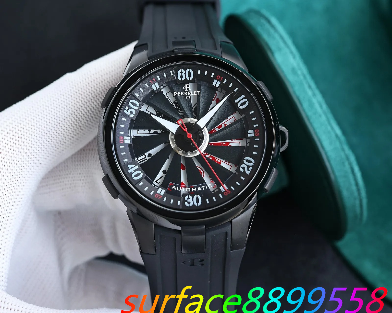 PERRELET Mens 41mm Automatic Movement Full 904L Stainless Steel Watches Women 2813 Mechanical Wristwatches Waterproof Luminous Montre De Luxe PT3