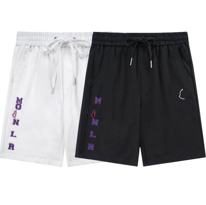 checked badge shorts mens new summer pants fashion beach pants straight sports casual pants free shiping