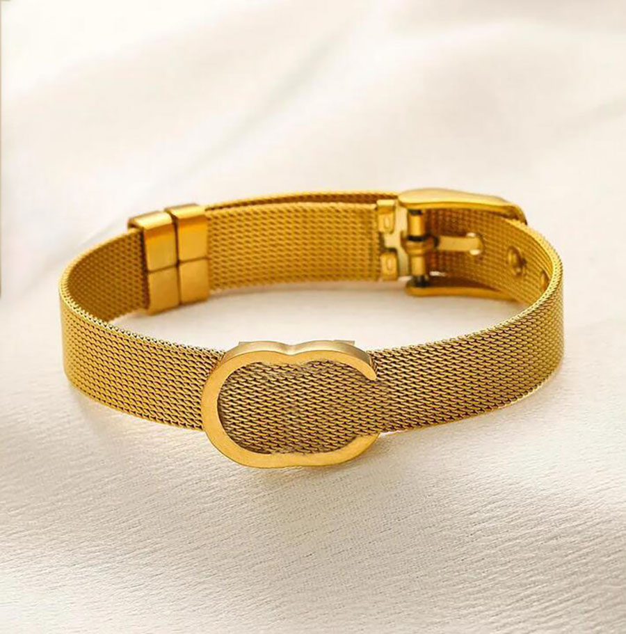 Popular Bracelets Bangle Designer Stainless Steel Charm Bracelets for Men Women Wedding Party Jewelry Gift High Quality Jewelry