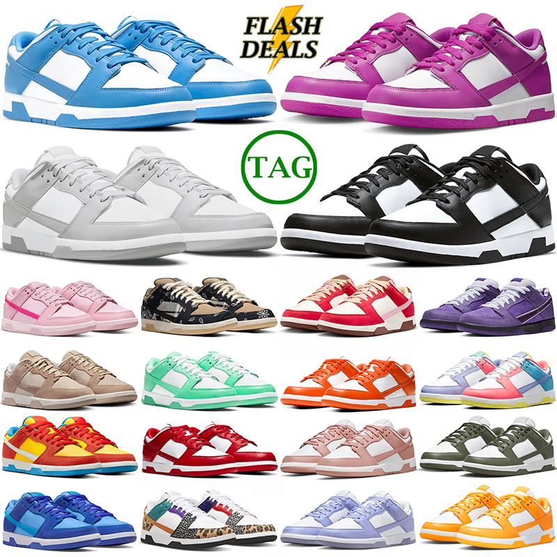 designer running shoes men women low top sneakers panda black white Active Fuchsia Blue Laser Orange Sanddrift Green Peach Triple Pink mens outdoor
