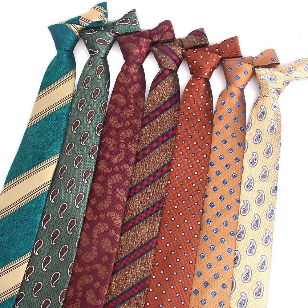 Jacquard Tie For Men Women Skinny Neck Tie For Wedding Party Busin Casual Floral Neckties Fashion Suits Neck Ties For GiftX241109