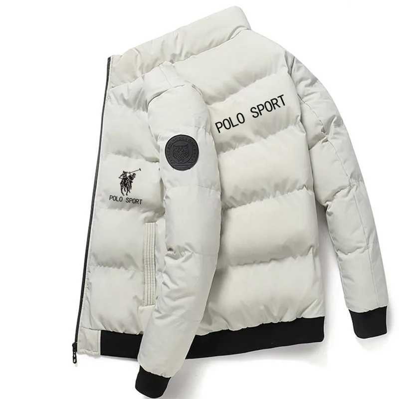 Men's Jackets Mens cotton padded Parka jacket stand up collar jacket casual printing outerwear brand warm mens winter new style T241111