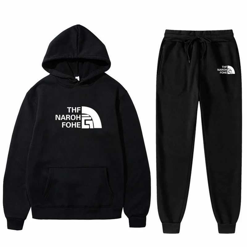 Men's Tracksuits Hoodies Sweatshirts Men Woman Fashion Solid color Red Black Gray Autumn Winter flce Hip Hop Hoody Male Brand Casual sets T2