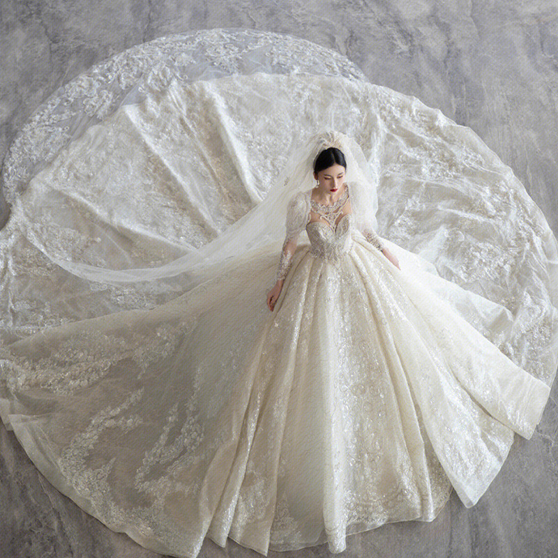 2024 Tulle Beautiful Bride Gowns new Fashion Appliques Lace Wedding Dresses Vintage Boho wed Dress Vestido de Noiva Robe de Mariee Backless Sweep-image-965129545