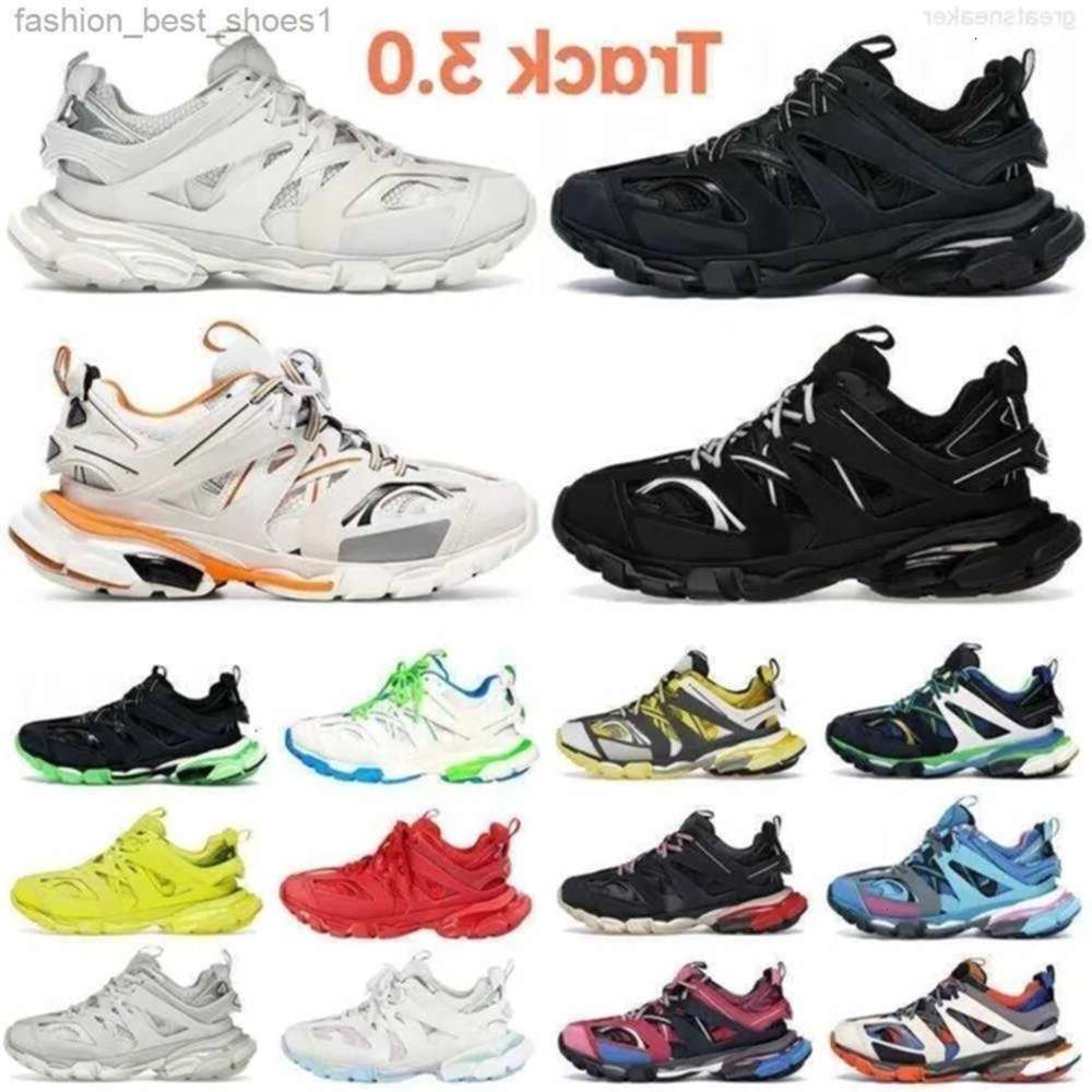Direct Factory Sale New Fashion Womens Shoes Track 3.0 Luxury Trainers Triple s Black White Pink for Man Drop Shipping-image-962848552