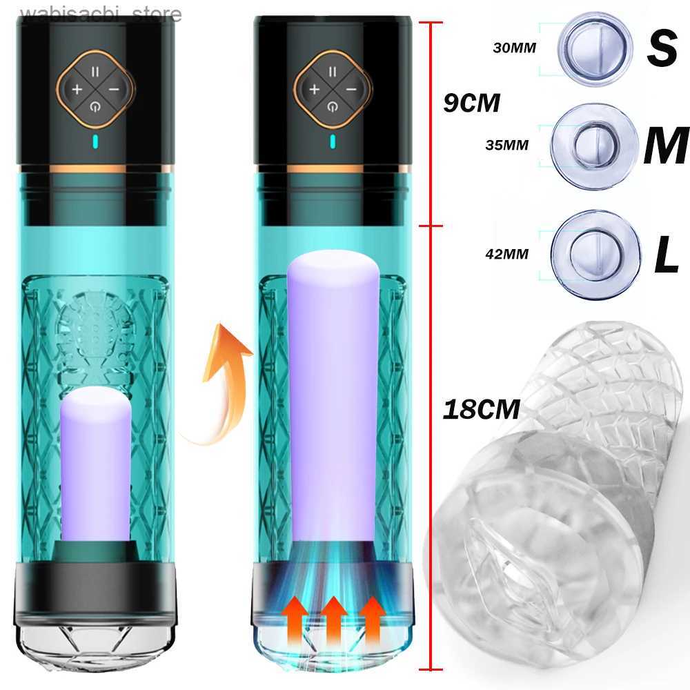 Other Health Beauty Items Water Penis Enlarge Vacuum Pump Toys Male Electric Penis Enlargement Extend Pump Automatic Suction Stronger Bigger Erec-image-963231221
