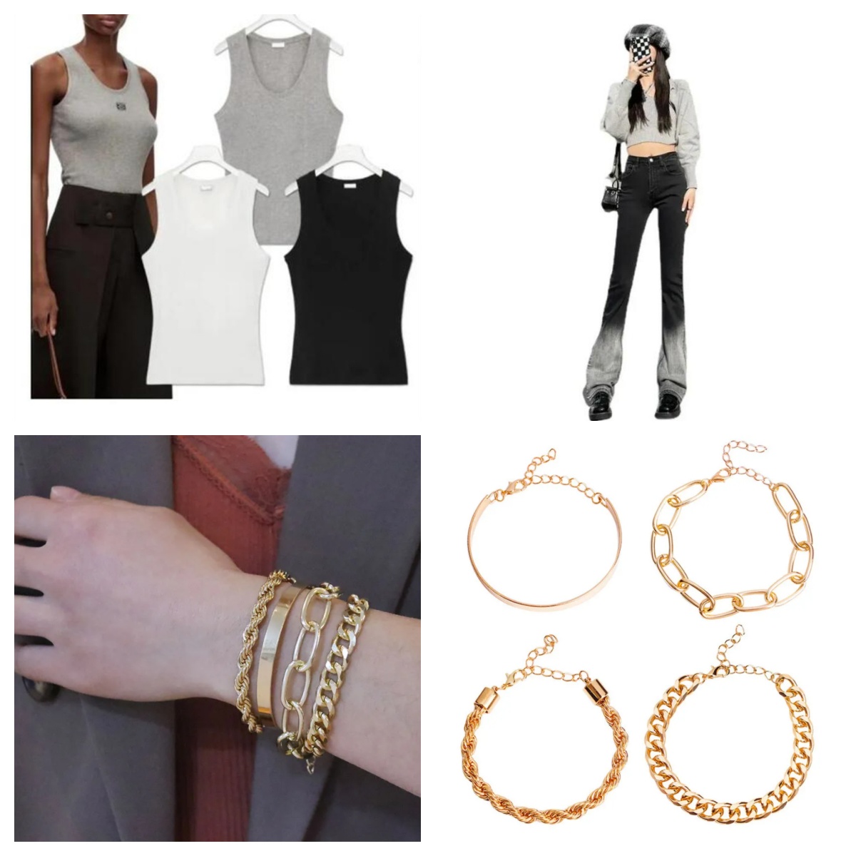 Fashion Clothing For Women Bracelet Fashion Necklace Lucky Clover for Woman Classic Luxury Designer Jewelry-image-766227411