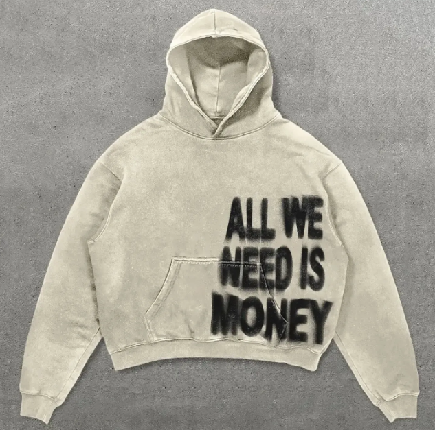 Mens Harajuku Oversized Letter Print Streetwear High Quality Hoodie Vintage Streetwear Women Sweatshirt Goth Jacket Y2k Hoodies Women