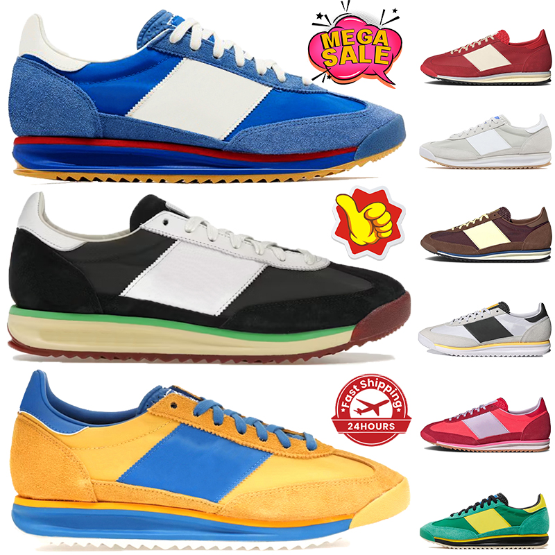 Mens Womens SL 72 RS Suede Designer Casual Shoes Luxury Preloved Brown Collegiate Green Blue Scarlet Sneakers Platform Vintage Solar Red Lavender