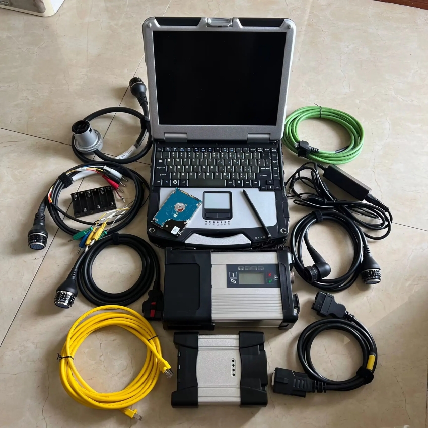 Outil de diagnostic mb star c5 pour bmw icom prochain diagnostic 2IN1 avec un ordinateur portable cf31 i5 4g hdd 1 to prêt à l'emploi